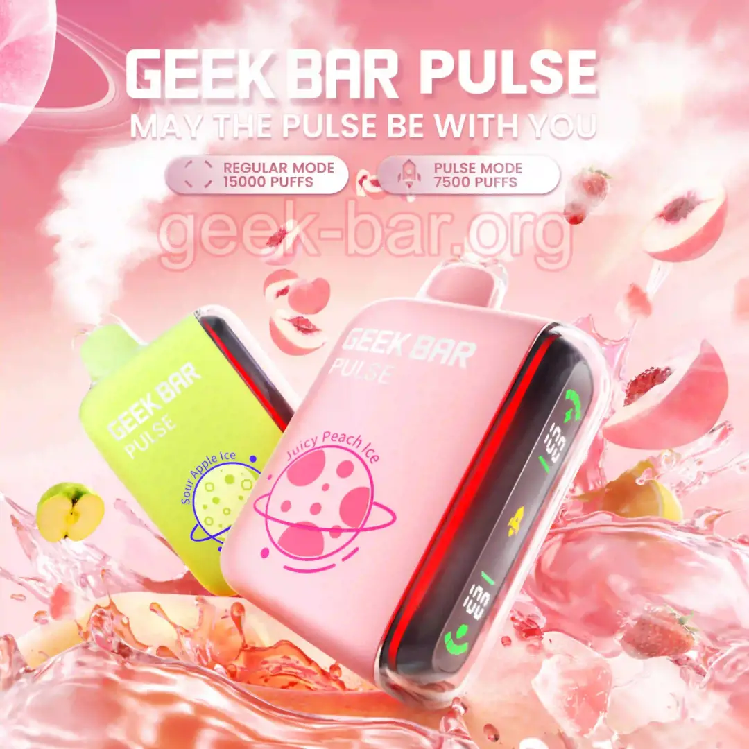 Sour Apple Ice Flavors Fruit Planet Edition Geek Bar Pulse Disposable Vape - NICEPRO.US